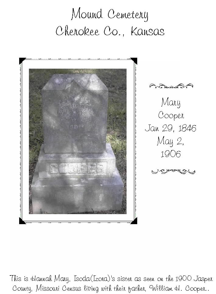 Mary Cooper headstone page.jpg